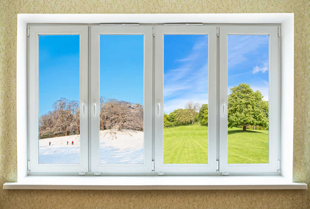 Las ventanas de PVC son adecuadas también para el verano.