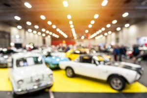 Feria del automóvil clásico.